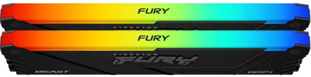 Пам'ять ПК Kingston DDR4 16GB KIT (8GBx2) 3200 FURY Beast RGB - фото 3