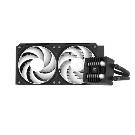 Система рідинного оxолодження  Zalman Alpha 2SE A24 ARGB, LGA1851, 1700, 1200, 115x, AM5, AM4, TDP 320W, чорний - фото 3