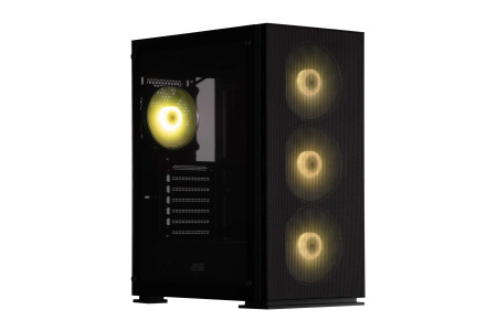 Корпус 2E GAMING Virtus Neo G3301N без БЖ 2xUSB3.0, 1xUSB2.0, 3x140мм ARGB, 1x120мм ARGB, VGA 340мм, LCS ready, контролер з пультом, TG Side Panel, ATX, чорний - фото 5 Корпус 2E GAMING Virtus Neo G3301N без БЖ 2xUSB3.0, 1xUSB2.0, 3x140мм ARGB, 1x120мм ARGB, VGA 340мм, LCS ready, контролер з пультом, TG Side Panel, ATX, чорний - фото 5