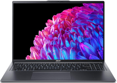 Acer Ноутбук Swift Go 16 SFG16-72 16" 3.2K OLED, Intel U7-155H, 32GB, F1TB, UMA, Lin, сірий - фото 1 Acer Ноутбук Swift Go 16 SFG16-72 16" 3.2K OLED, Intel U7-155H, 32GB, F1TB, UMA, Lin, сірий - фото 1