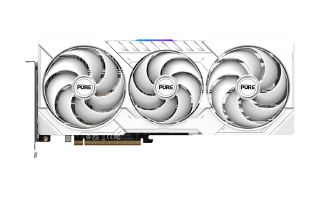 Відеокарта SAPPHIRE Radeon RX 9070 XT 16GB GDDR6 PURE GAMING OC білий - фото 1