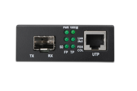 Медіа конвертор DIGITUS Gigabit , RJ45 / SFP - фото 4