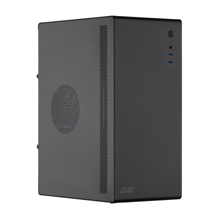 Корпус 2E Credo V200B-400 з БЖ 2E ATX400, 2xUSB3.0, 1x80мм, VGA 250мм, mATX, чорний - фото 1