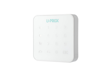Бездротова сенсорна клавіатура U-Prox Keypad G1 White, 1 група, бездротовий, білий - фото 21