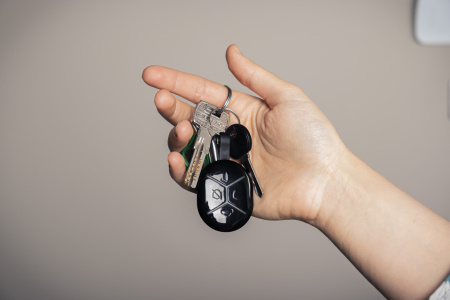 Брелок U-Prox Keyfob B4 Black, 4 кнопки, бездротовий, чорний - фото 19