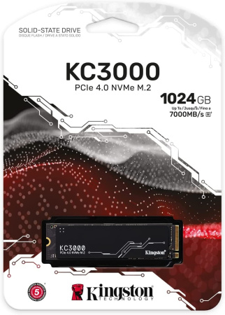 Kingston Твердотільний накопичувач SSD M.2 1TB KC3000 NVMe PCIe 4.0 4x 2280 - фото 5 Kingston Твердотільний накопичувач SSD M.2 1TB KC3000 NVMe PCIe 4.0 4x 2280 - фото 5