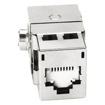 Модуль Molex DataGate+ 1xRJ45(WE8W)/STP360DEG,568A/B,PowerCat5e White