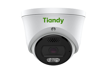 Tiandy Камера IP TC-C38XQ Spec:I3W/E/Y/2.8mm/V4.2, 8MP, EW, Color Maker Turret, 2.8mm, f/1.6, LED15m, IR30m, DC12V, PoE, IP66, Speaker Tiandy Камера IP TC-C38XQ Spec:I3W/E/Y/2.8mm/V4.2, 8MP, EW, Color Maker Turret, 2.8mm, f/1.6, LED15m, IR30m, DC12V, PoE, IP66, Speaker
