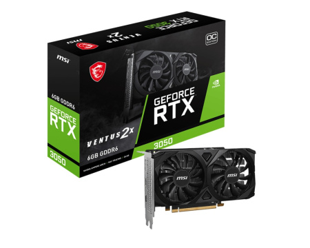 Відеокарта MSI GeForce RTX 3050 6GB GDDR6 VENTUS 2X E OC - фото 5