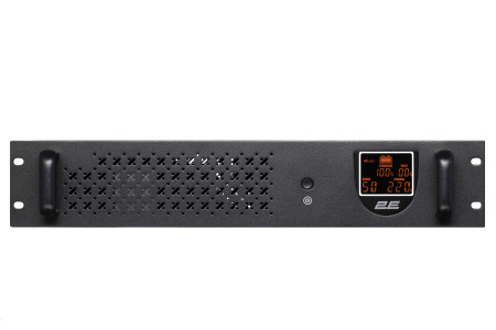 2E Джерело безперебійного живлення RE650, 650VA/360W, RM 2U, LCD, USB, 2xSchuko - фото 2