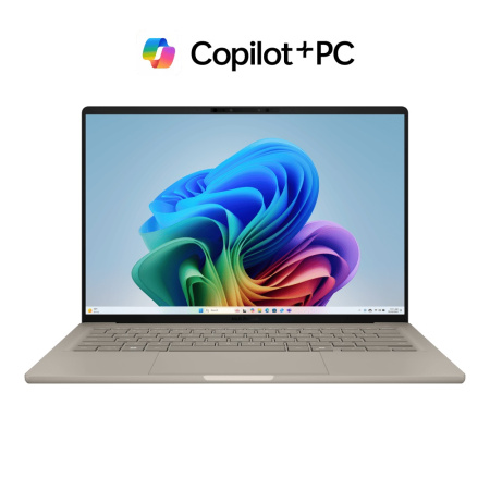ASUS Ноутбук Zenbook 14 UX3407RA-QD906W 14" WUXGA OLED, Snapdragon X Elite X1E 78 100, 32GB, F1TB, UMA, Win11, Бежевий - фото 3 ASUS Ноутбук Zenbook 14 UX3407RA-QD906W 14" WUXGA OLED, Snapdragon X Elite X1E 78 100, 32GB, F1TB, UMA, Win11, Бежевий - фото 3