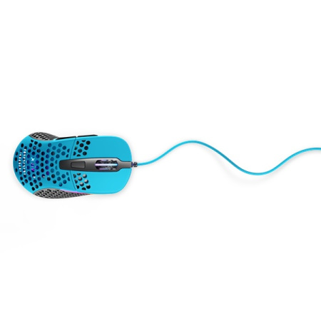 Миша Xtrfy M4, USB-A, RGB, Miami Blue - фото 11