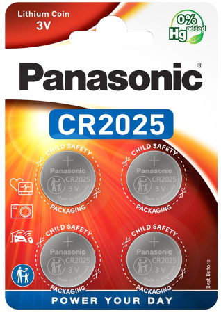 Батарейка Panasonic CR 2025 BL 4шт - фото 1 Батарейка Panasonic CR 2025 BL 4шт - фото 1