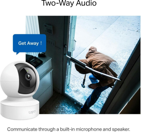 IP-Камера TP-LINK Tapo C212 3MP N300 microSD motion detection - фото 4