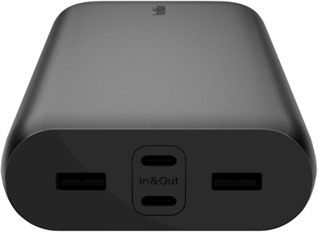Belkin Акумулятор портативний літій-іонний Power Bank 26000мА·год, 32Вт, USB-A/USB-C PD PPS, чорний - фото 4