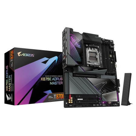 Материнська плата GIGABYTE X870E AORUS MASTER sAM5 X870 4xDDR5 M.2 HDMI Typc-C ATX - фото 7