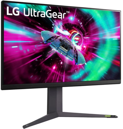 Монітор LG 31.5" 32GR93U-B 2xHDMI, DP, USB, Audio, IPS, 3840x2160, 144Hz, 1ms, DCI-P3 95%, G-SYNC, FreeSync, Pivot, HDR400 - фото 3