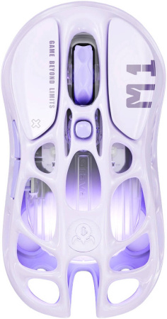 Миша GravaStar Mercury M1 Pro, magnesium alloy body, BT/WL/USB-A, RGB, Lavender Purple - фото 1