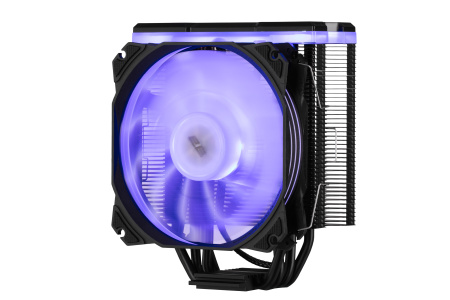 2E Gaming Процесорний кулер Air Cool AC120D4TC-ARGB, LGA1851, 1700, 1366, 1200, 115x, AM5, AM4, AM3, AM3+, AM2, AM2+, FM2, FM1, 4pin PWM, 3pin +5VARGB, TDP 180W - фото 9