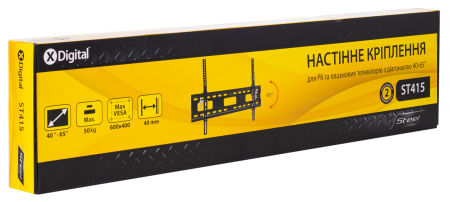 Кронштейн настінний X-Digital STEEL ST415 Black - фото 2