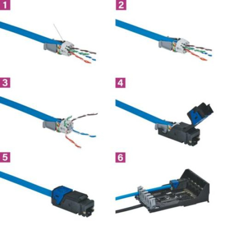 Модуль Legrand  Keystone САТ 5e RJ45, UTP, в упаковці 6 штук - фото 3