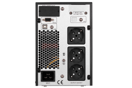 2E Джерело безперебійного живлення OD2000, 2000VA/1800W, LCD, USB, 3xSchuko - фото 3