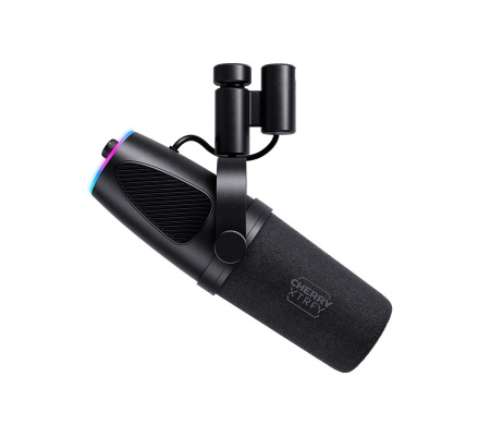 Мікрофон геймінговий CHERRY XTRFY NGALE X, Cardioid, USB-A, 2м, RGB, чорний - фото 3