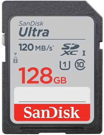 Карта пам'яті SanDisk SD  128GB C10 UHS-I R140MB/s Ultra - фото 1