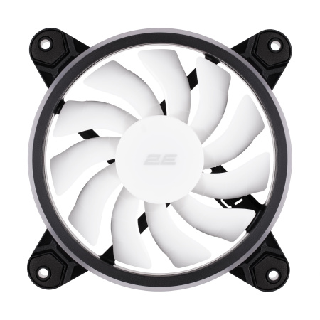 Корпусний вентилятор 2E GAMING Air Cool ACF1206-ARGB, 120мм, 1200rpm, 6pin, 25dBa, чорний - фото 5