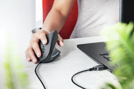 Trust Миша VERTO ERGONOMIC MOUSE BLACK - фото 10