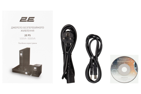 2E Джерело безперебійного живлення PS2000RT, 2000VA/1600W, RT3U, LCD, USB, 3xC13, 3xSchuko - фото 2 2E Джерело безперебійного живлення PS2000RT, 2000VA/1600W, RT3U, LCD, USB, 3xC13, 3xSchuko - фото 2