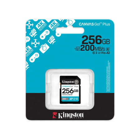 Kingston Карта пам'яті Kingston SD 256GB C10 UHS-I U3 V30 R200/W160MB/s - фото 6
