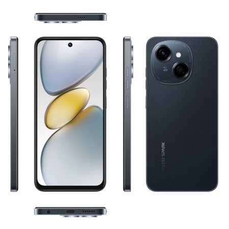 TECNO Смартфон Spark Go 1 (KL4) 6.67" 3/64ГБ, 2SIM, 5000мА•год, Startrail Black - фото 7 TECNO Смартфон Spark Go 1 (KL4) 6.67" 3/64ГБ, 2SIM, 5000мА•год, Startrail Black - фото 7