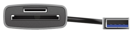 Кардрідер Trust Dalyx USB-A 3.2 > SD/microSD, Алюміній, 0.08м, Сірий - фото 6