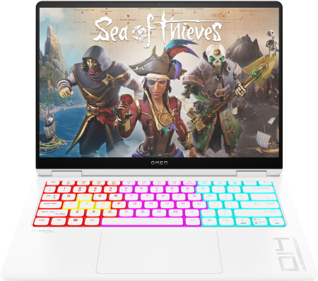 HP Ноутбук OMEN 14-fb0013ua 14" 2.8K OLED, Intel U7-155H, 16GB, F1024GB, NVD4060-8, DOS, білий - фото 1