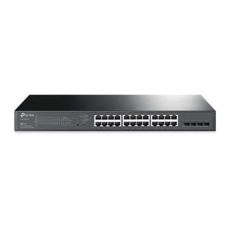 TP-Link Комутатор SG2428P 24xGE (24xPoE), 4xSFP, 250Вт, WebSmart - фото 1