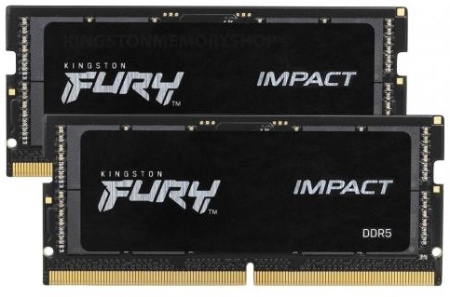 Пам'ять ноутбука Kingston DDR5 32GB KIT (16GBx2) 4800 FURY Impact - фото 1