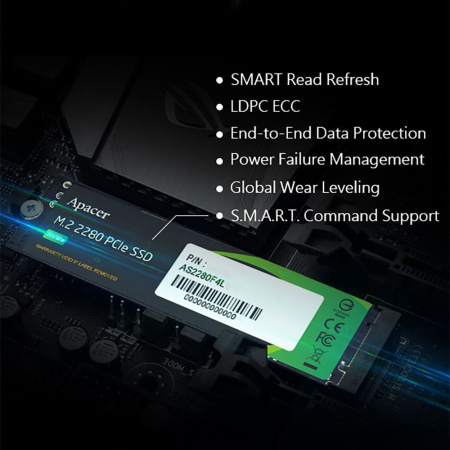 Apacer Накопичувач SSD Apacer M.2 2TB PCIe 5.0 F4L - фото 2