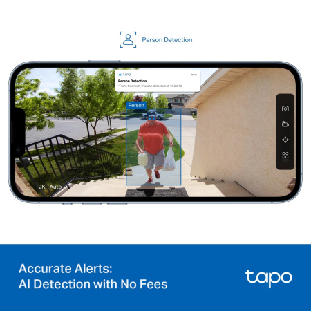 Розумний відеодзвоник з акумулятором TP-LINK Tapo D205 - фото 7