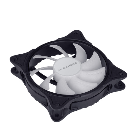 Корпусний вентилятор 2E GAMING F120IR-ARGB, 120мм, 1200rpm, 3pin, 3pin +5VARGB, 25.3dBa, чорний - фото 8