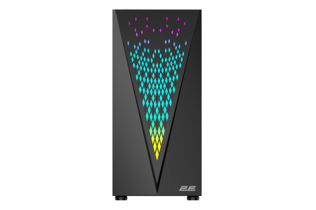 Корпус 2E GAMING Galaxy G2055 без БЖ 2xUSB3.0, 1xUSB2.0, 3x120мм ARGB, VGA 345мм, LCS ready, HUB, TG Side Panel, ATX, чорний - фото 4