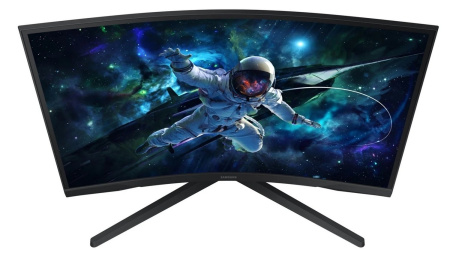 Монітор Samsung 27" Odyssey G55C 2xHDMI, DP, VA, 2560x1440, 165Hz, 1ms, CURVED - фото 2