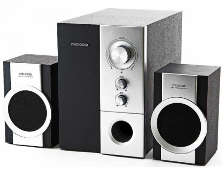 Акустична система MICROLAB M-590 2.1, 14W, mini-jack,чорний - фото 1