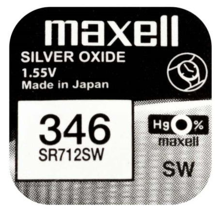 Батарейка Maxell SR712SW 1PC EU MF - фото 1