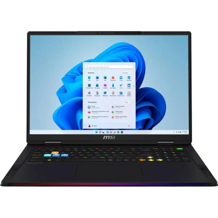 Ноутбук MSI Raider 18 HX AI A2XWIG-251UA 18" UHD+, Intel U9-285HX, 64GB, F2TB, NVD5080-16, W11, чорний - фото 1