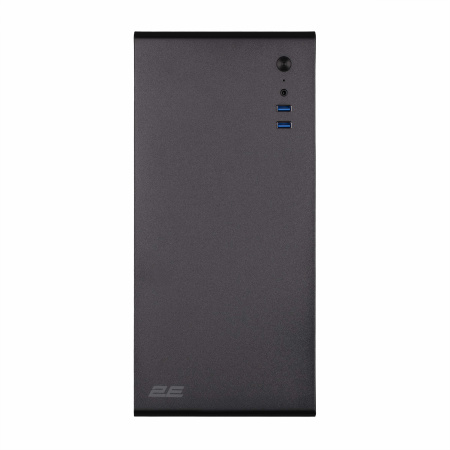 Корпус 2E Credo V200B-400 з БЖ 2E ATX400, 2xUSB3.0, 1x80мм, VGA 250мм, mATX, чорний - фото 2
