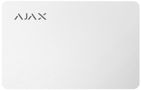 Картка Ajax Pass 3шт, jeweller, безконтактна, білий (23496.89.WH) - фото 1