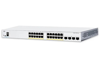 Комутатор Cisco Catalyst 1300 24xGE, 4x1G SFP
