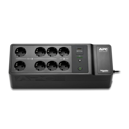 APC Джерело безперебійного живлення Back-UPS 550VA/300W, USB charging port, USB, 6+2 Schuko - фото 5