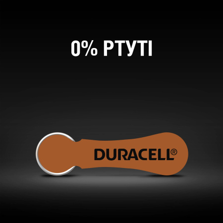 Батарейки для слухових апаратів Duracell розмір 312, 6 шт.
 - фото 8